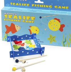 Simply Holz Angelspiel magnetisches Angelspiel für Kinder
