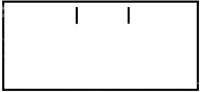 Etiket 2616 wit rechthoekig permanent 6 rol a 1000 stuks