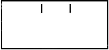 Etiket 2616 wit rechthoekig permanent 6 rol a 1000 stuks