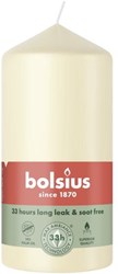 Bolsius Stumpenkerze Dekoration Soft Pearl 120/58 mm creme