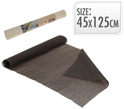 Antirutschmatte weiß grau Gummi 45x125cm Antirutsch Unterlage Schrank Tisch