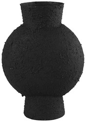 Countryfield Vase Metall schwarz modernes Design 23cm Dekoration