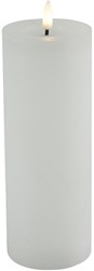 Countryfield LED Stumpenkerze XL rustikal weiß 7,5x7,5x20cm Stimmungslicht