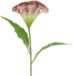 Countryfield Kunstblume Celosia dekorativ lila 62cm Kunstpflanze