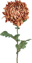 Countryfield Kunstbloem Chrysanthemum oud roze 75cm