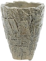 Countryfield Vase grau modern Keramik Dekoration 21,5x28cm