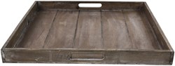 Countryfield Spielzeug Tablett Karton quadratisch Claudina 50cm braun