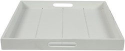 Countryfield Spielzeug Tablett quadratisch Claudina 40cm weiß Kunststoff