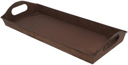 Countryfield Tablett Dekoration Rost 38x16cm Metallschale