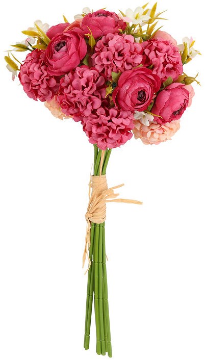 Countryfield Kunstblumenstrauß Fuchsia Dekoration 32cm Planet Happy DE