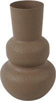 Cilgro Vase Dekoration Braun 12x12x20cm Keramik Modern