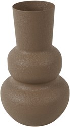 Cilgro Vase Dekoration Braun 12x12x20cm Keramik Modern