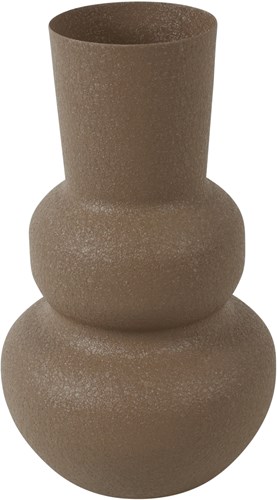 Cilgro Vase Dekoration Braun 12x12x20cm Keramik Modern