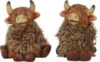 Cilgro Schottisches Hochlandrind Kuscheltier Temmi M 9x6x10cm Spielzeug