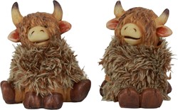 Cilgro Schottisches Hochlandrind Kuscheltier Temmi M 9x6x10cm Spielzeug