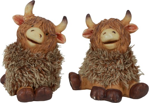 Cilgro Schottisches Hochlandrind Spielfigur Temmi L 12x7,5x12cm - realistisches Tier