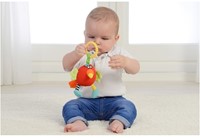 Dolce Toys Babyspielzeug Klassischer Papagei Petra - 19 cm - Mutterschaftsgeschenk Mädchen / Junge - 0 Jahre / 6 Monate-3