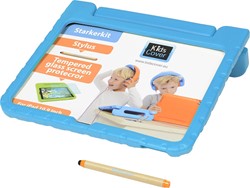 KidsCover iPad 10.9 blauw set - INKLUSIVE Stylus & Glas-Screenprotector - Hülle für Kinder - kindersicher