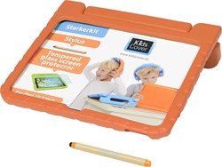 KidsCover iPad 10.9 orange Set - INKLUSIVE Stylus & Glas-Screenprotector - Hülle für Kinder - kindersicher