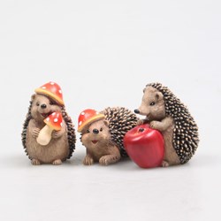 Egel met paddenstoel 6cm