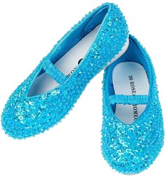 Souza for Kids Prinzessin Schuhe blau Pailletten Gr. 24 Frozen Kostüm