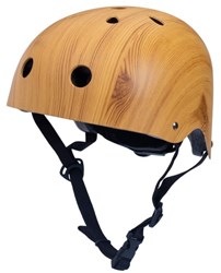 Coconuts Kinder Fahrradhelm Wood Design Größe S sicher verstellbar Wood design