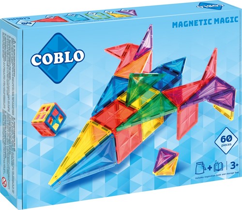 Coblo Spielzeug Magnetische Fliesen Classic 60 Stück