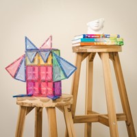 Coblo Spielzeug Magnetische Fliesen Pastell 35 Stück-3