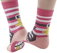Harlekijn Kindersocken Puppensocke Piratenmädchen Größe 23-26 Fantasiespielzeug-2