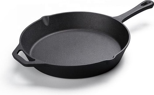 Koock Amsterdam Skillet Gusseisen – Bratpfanne – geeignet für alle Herdarten, einschließlich Grill und Induktion
