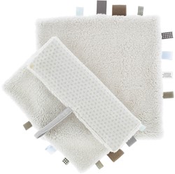 Snoozebaby Bio-Schmusetuch Stone Beige - 25x25 cm