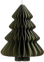 Papierbaum grün 15cm Tischdeko Weihnachten Dekoration