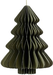 Papierbaum grün 15cm Tischdeko Weihnachten Dekoration