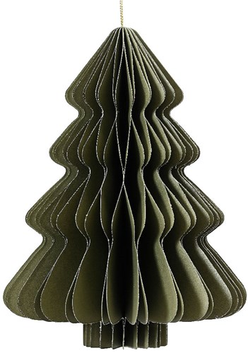 Bastelbaum grün Karton Dekoration 40cm Spielzeug Lernspiel