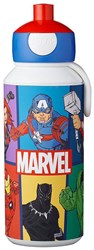 Mepal Trinkflasche Avengers Pop-up 400 ml - Kinder Trinkflasche BPA-frei