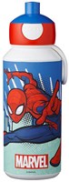 Mepal Trinkflasche Pop-up Campus 400 ml - Spiderman - Auslaufsichere Kinderflasche