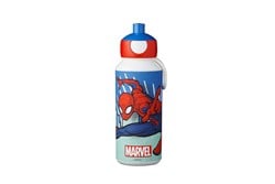 Mepal Trinkflasche Pop-up Campus 400 ml - Spiderman - Auslaufsichere Kinderflasche