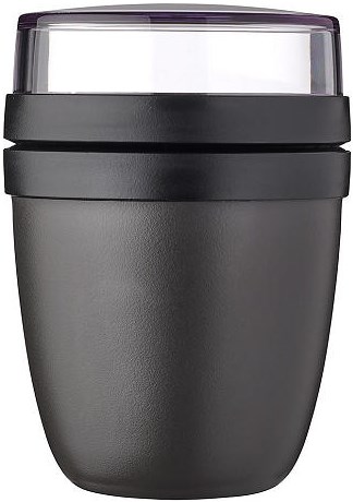 Mepal Lunchpot Ellipse mini - Joghurt und Müsli Becher - Nordic black