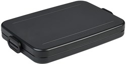 Mepal Brotdose Lunchbox Nordic black - flache Brotdose für 4 Scheiben Brot