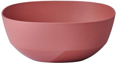 Mepal Servierschüssel Silueta - 3000 ml - Kunststoff Salatschüssel vivid mauve