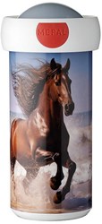 Mepal Schulbecher Campus - Kinder Trinkbecher 300 ml Wild Horse