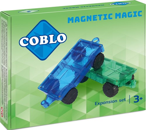 Coblo Spielzeug Magnetische Fliesen Auto Erweiterung 2 Stücke