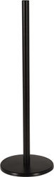 Toilettenpapierhalter RVS matt schwarz - Freistehender WC-Rollenhalter schwarz