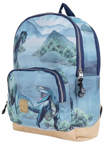Pick & Pack Alles über Dinos Rucksack M / Staubiges Grün