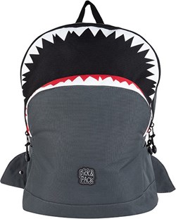 Pick & Pack Rucksack Hai-Form anthrazit M - Kinderrucksack Schultasche