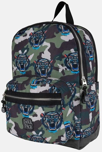 Pick & Pack Gefährlicher Katzen AOP Rucksack M / Camo-2