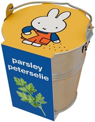 Nijntje Kruiden in zinken emmertje Peterselie.