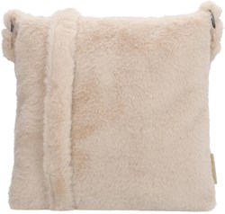 Barakaldo Umhängetasche Damen Kunstfell Crossbody Tasche creme