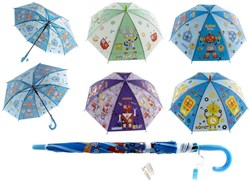 Roboter Kinderregenschirm 65cm buntes Design