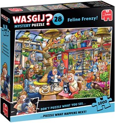 Puzzel 1000 st. Wasgij Mystery 28 - Kat-en-muisspel!